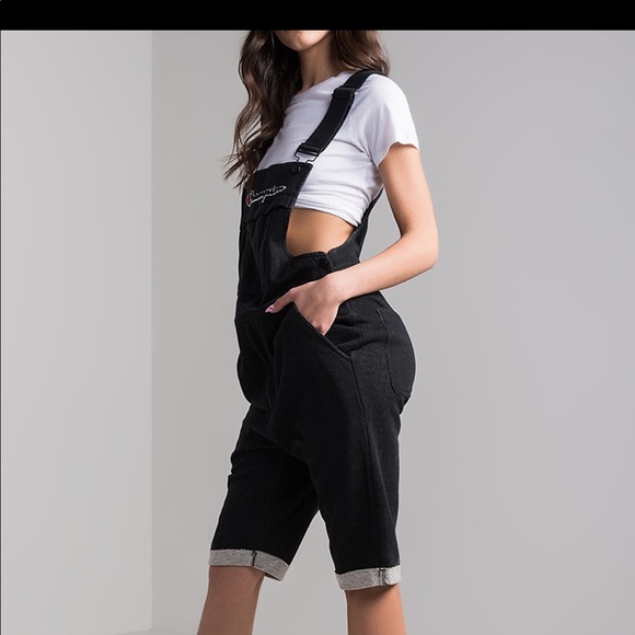 CHAMPION Unisex French Terry Overall Shorts NEW - Picture 5 of 8